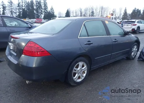 2007 Honda Accord 2.4 Se from USA, damaged, VIN 1HGCM56397A192265